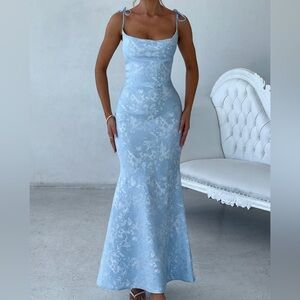 Brand NEW WITH TAGS baby blue gown Size Large